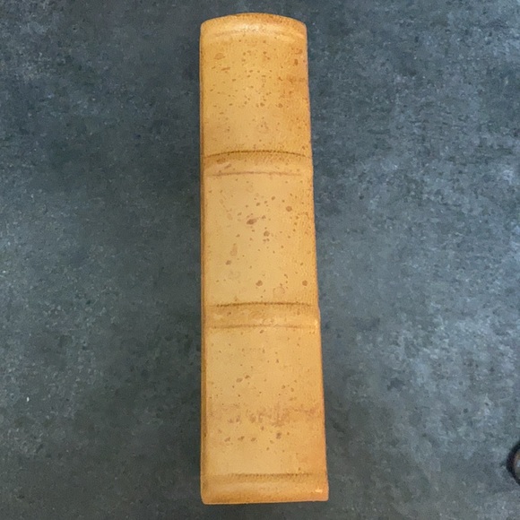 Vintage new and unused genuine leather-bound journal w/blank pages made in Italy - Picture 4 of 10